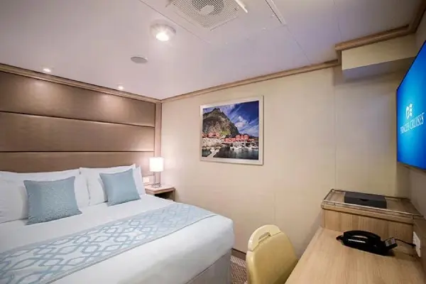 Cozy cruise cabin interior