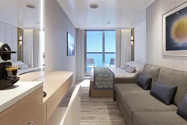 Private cruise balcony deck