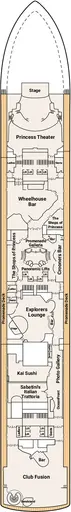 Diamond Princess Deck 7 - Promenade Deck