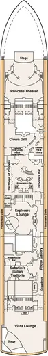Grand Princess Deck 7 - Promenade Deck