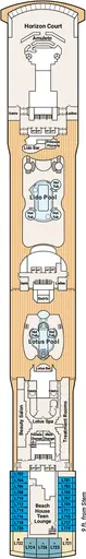 Island Princess Deck 14 - Lido Deck