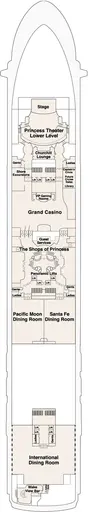 Sapphire Princess Deck 6 - Fiesta Deck