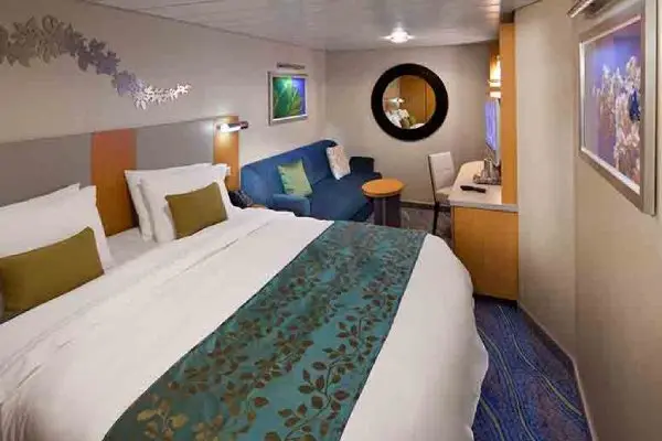 Cozy cruise cabin interior