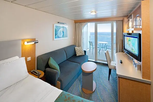 Private cruise balcony deck