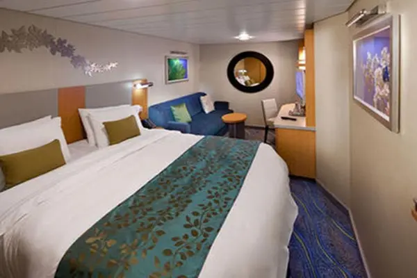Cozy cruise cabin interior