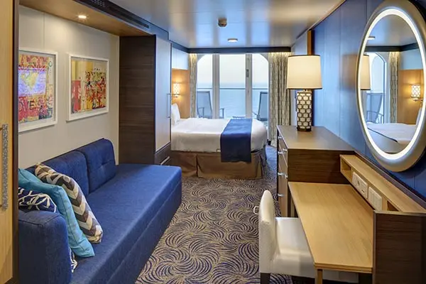 Private cruise balcony deck