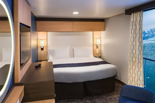 Cozy cruise cabin interior