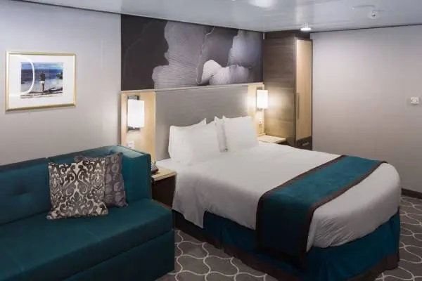 Cozy cruise cabin interior