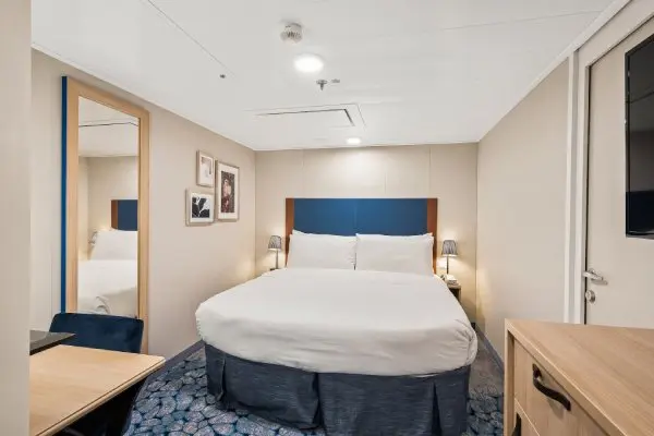 Cozy cruise cabin interior