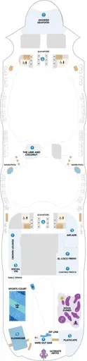 Utopia of the Seas Deck 16