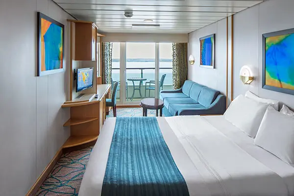 Private cruise balcony deck