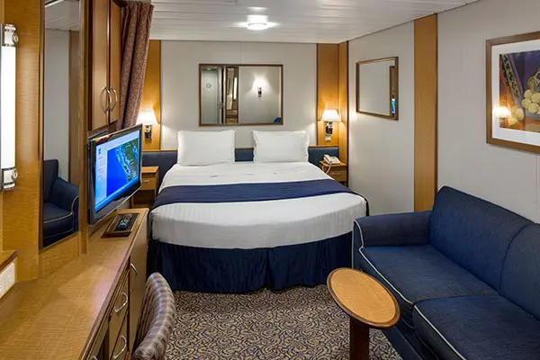 Cozy cruise cabin interior