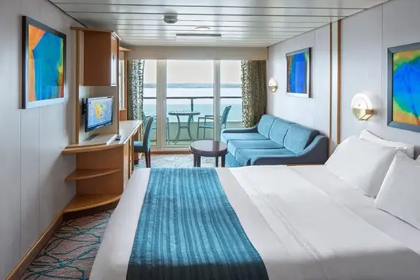 Private cruise balcony deck