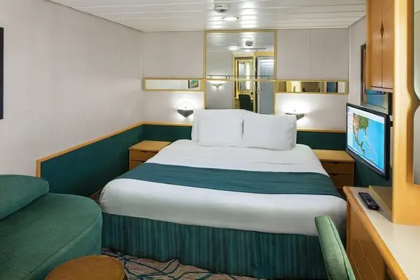 Cozy cruise cabin interior