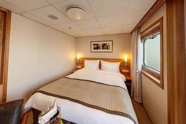 Spacious cruise suite room