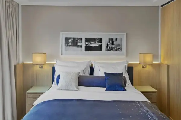 Spacious cruise suite room