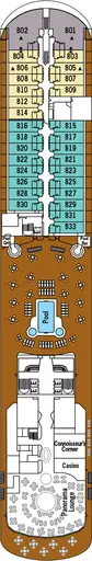 Silver Shadow Deck 8