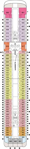 Seven Seas Mariner Deck 9
