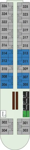 MS Farah Second Deck