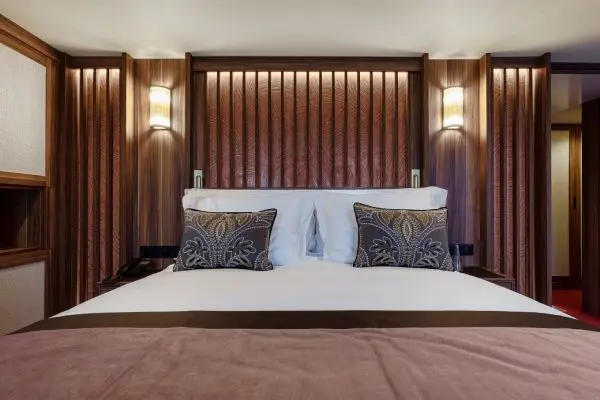 Spacious cruise suite room