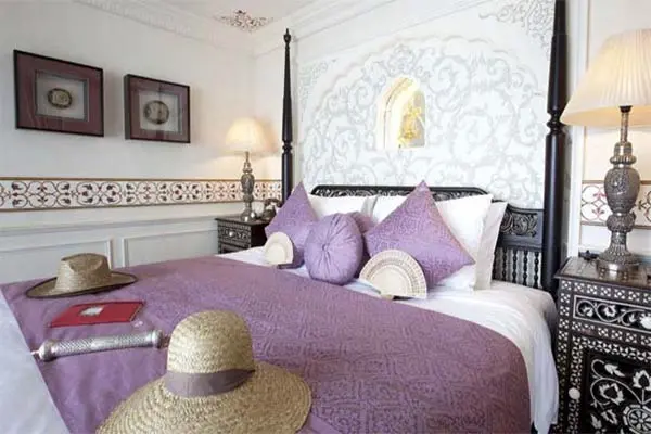 Spacious cruise suite room