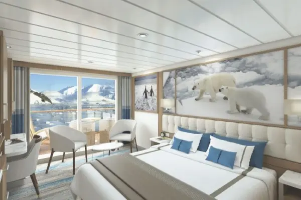 Private cruise balcony deck