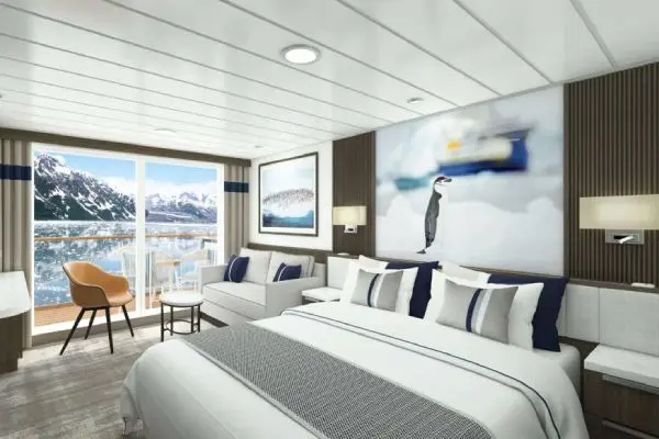 Private cruise balcony deck