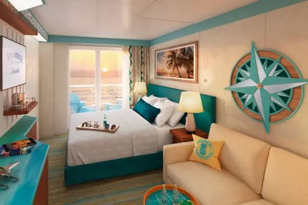 Private cruise balcony deck