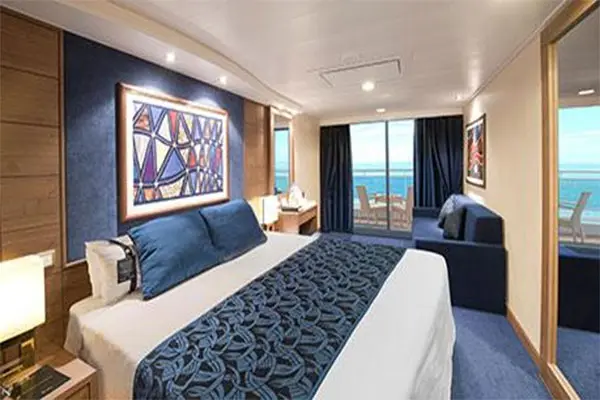 Private cruise balcony deck