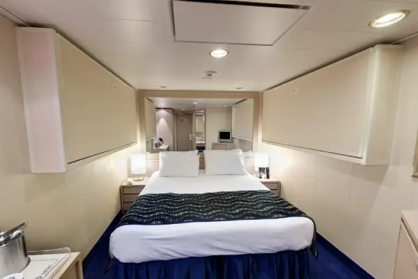 Cozy cruise cabin interior