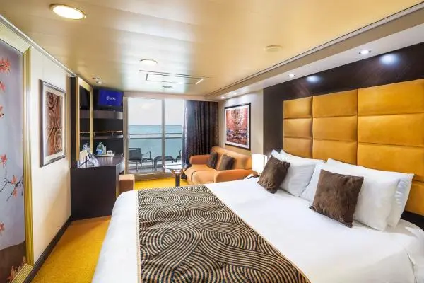 Private cruise balcony deck