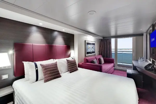 Private cruise balcony deck