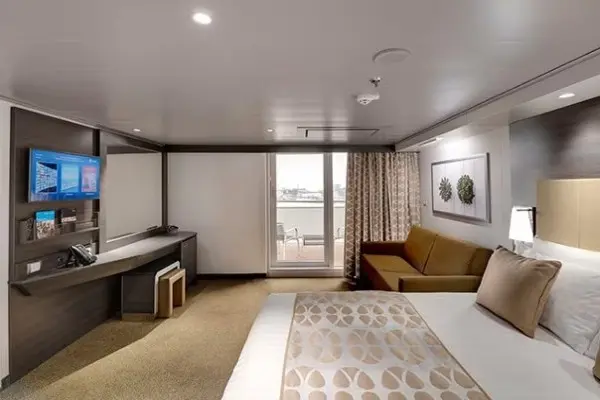 Private cruise balcony deck