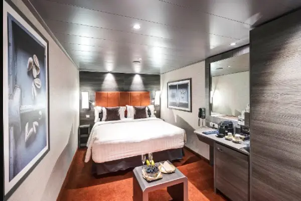 Spacious cruise suite room