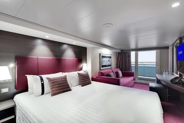 Private cruise balcony deck