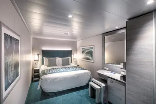Cozy cruise cabin interior