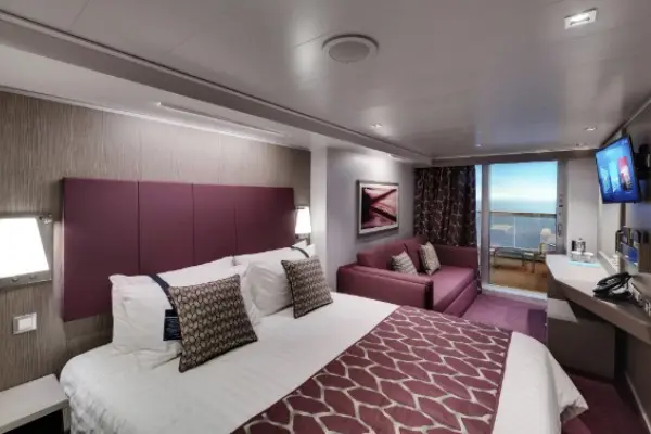 Private cruise balcony deck