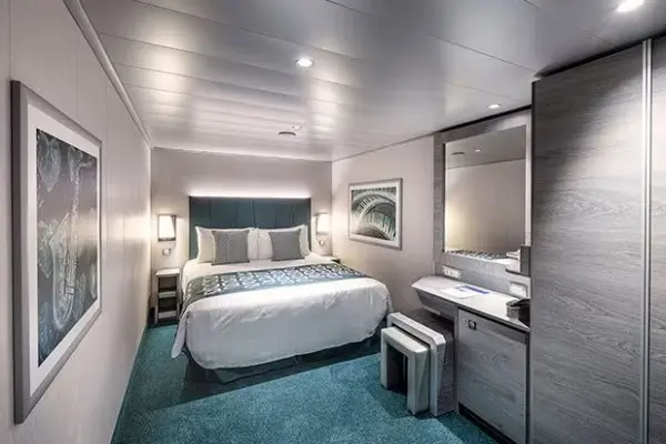 Cozy cruise cabin interior