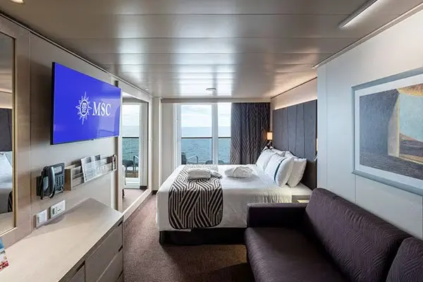 Private cruise balcony deck