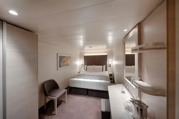 Cozy cruise cabin interior