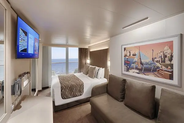 Private cruise balcony deck