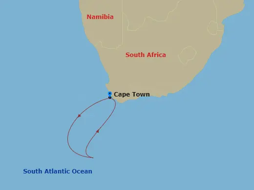 Itinerary schematic diagram