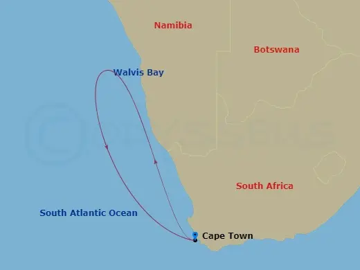 Itinerary schematic diagram