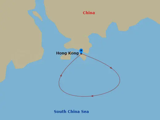 Itinerary schematic diagram