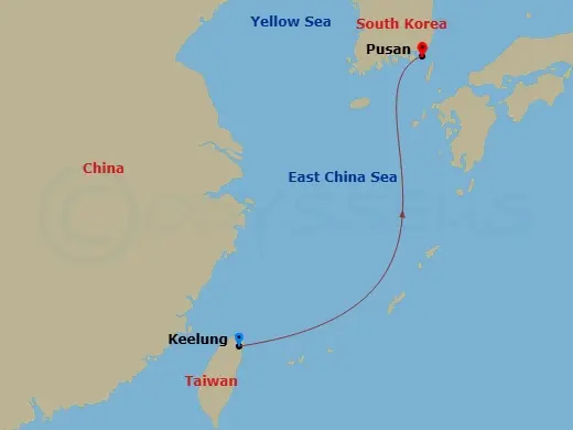 Itinerary schematic diagram