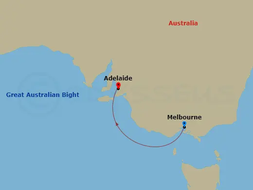 Itinerary schematic diagram