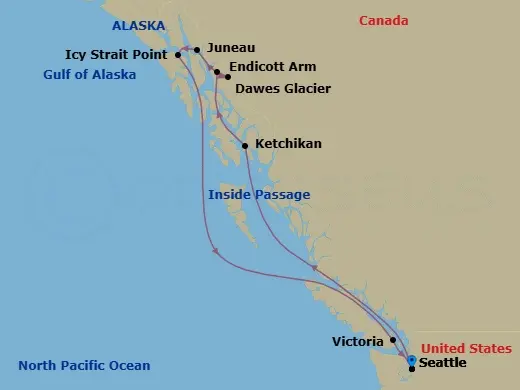Itinerario schematic diagram
