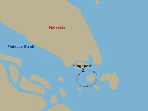 Itinerary schematic diagram