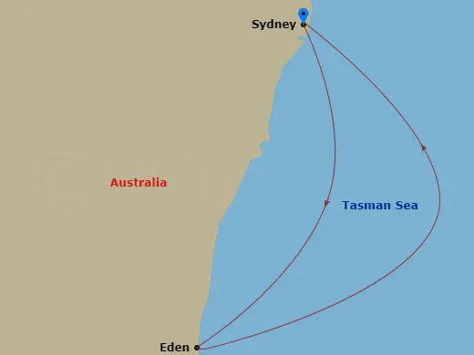Itinerary schematic diagram