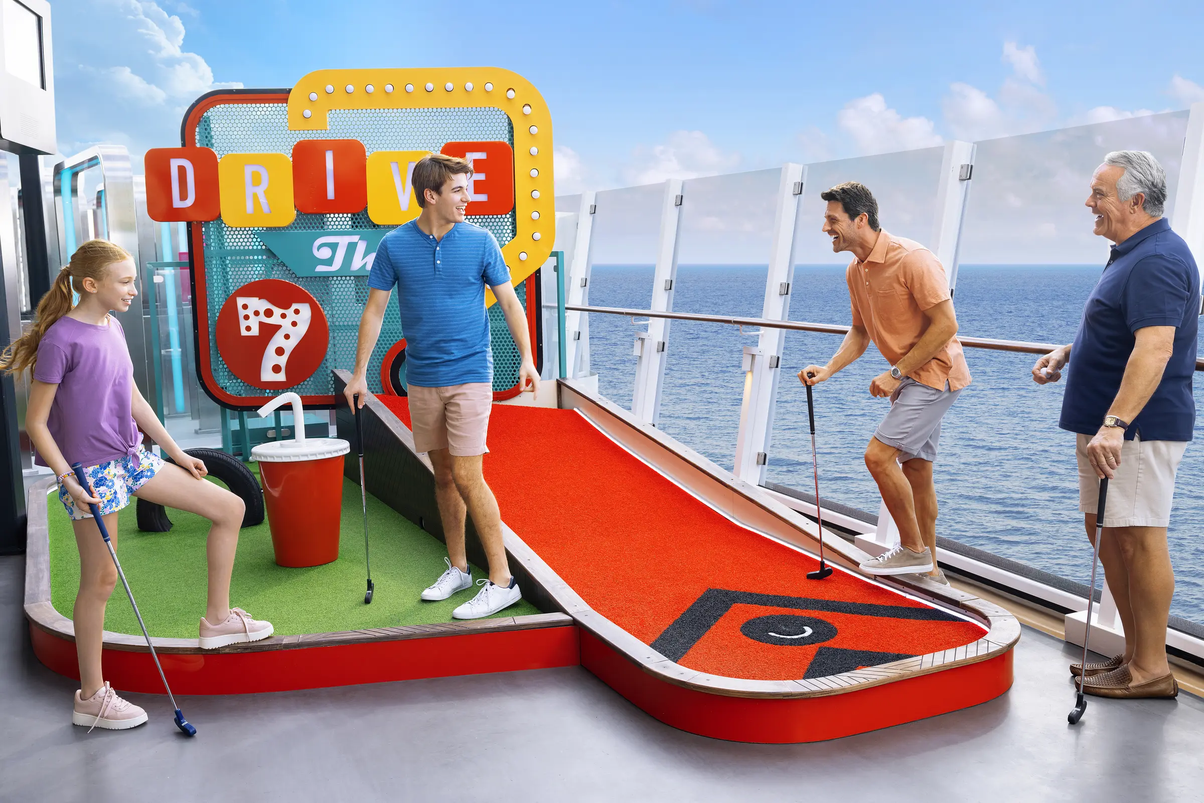 Fill every minute with fun on Norwegian Star. From mini-golf on the deck to Oasis Pool treats and Mandara Spa pampering, fun for everyone.